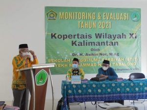 Monitoring dan Evaluasi Kopertais Wilayah XI Kalimantan Di Sekolah Tinggi ilmu Tarbiyah Syekh Muhammad Nafis Tabalong